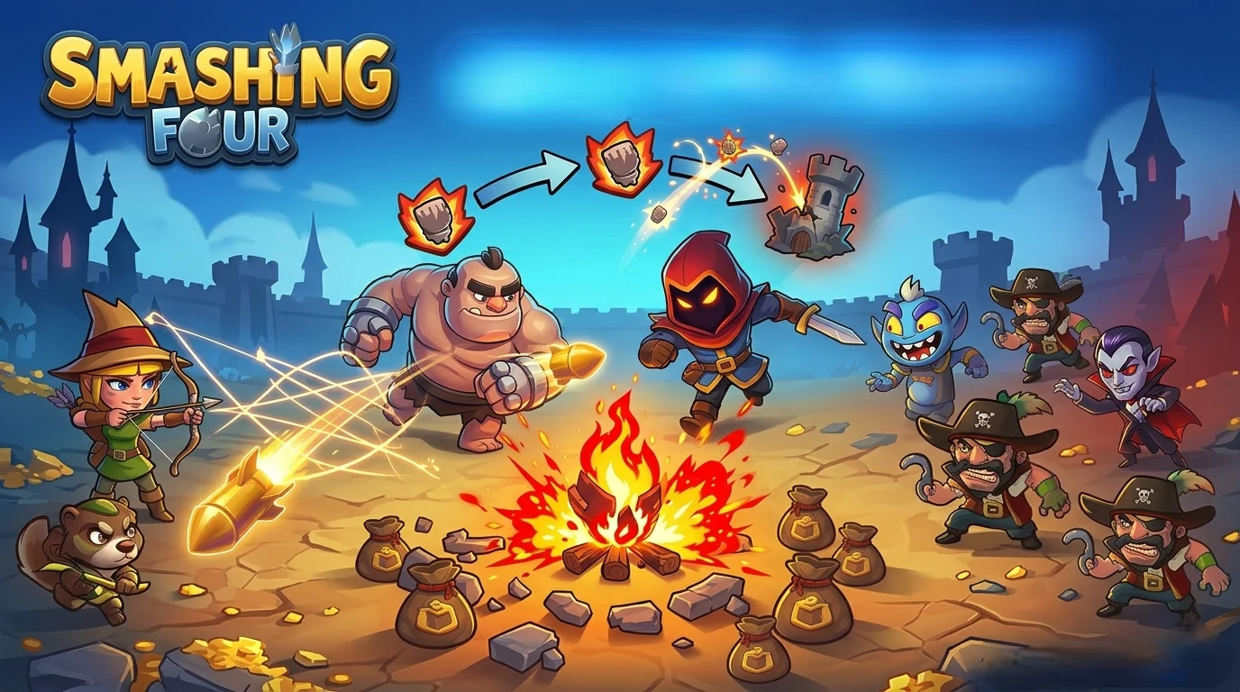 Smashing Four: Když se kulečník potká s fantasy arénou
